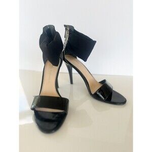 Marc Fisher Smores Black Patent Leather Stiletto Heels size 9